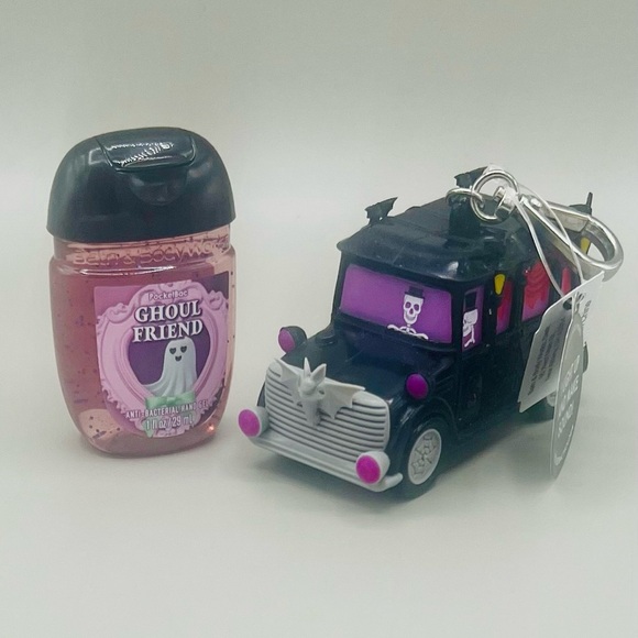 Bath & Body Works HALLOWEEN Light Up/Sounds Hearse PocketBac Holder 1 Hand Gel - Picture 6 of 10